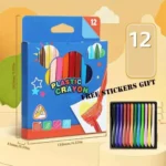 Pack of12 Art Supply Childs Plastic Crayons with BEST Box - Image 3