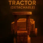 Premium Wooden Toy Tractor with Detachable Trolley – Best Eco-Friendly Handmade Toy for Kids - Image 4