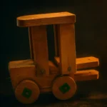 Premium Wooden Toy Tractor with Detachable Trolley – Best Eco-Friendly Handmade Toy for Kids - Image 3