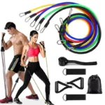 11(PCS) Power Exercise Resistance Band Set 5 in 1 Fitness Band Equipment for Men and Women - Image 5