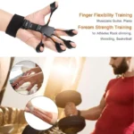 Silicone Gripster Grip Strengthener Finger Stretcher Hand Grip Trainer Gym Fitness Training And BEST Exercise - Image 2